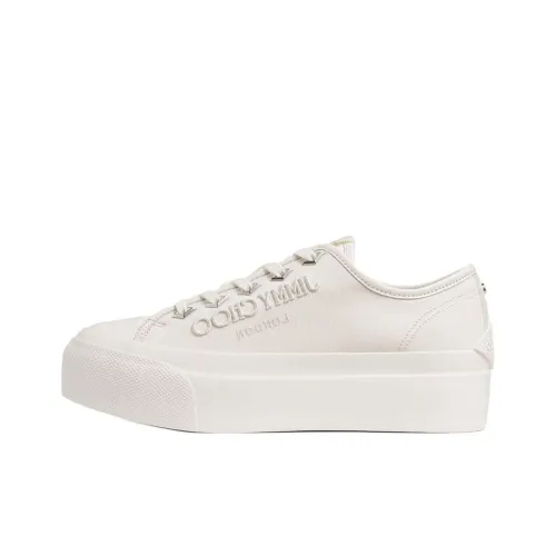 Jimmy Choo Skateboard Shoes Women's Low-Top White