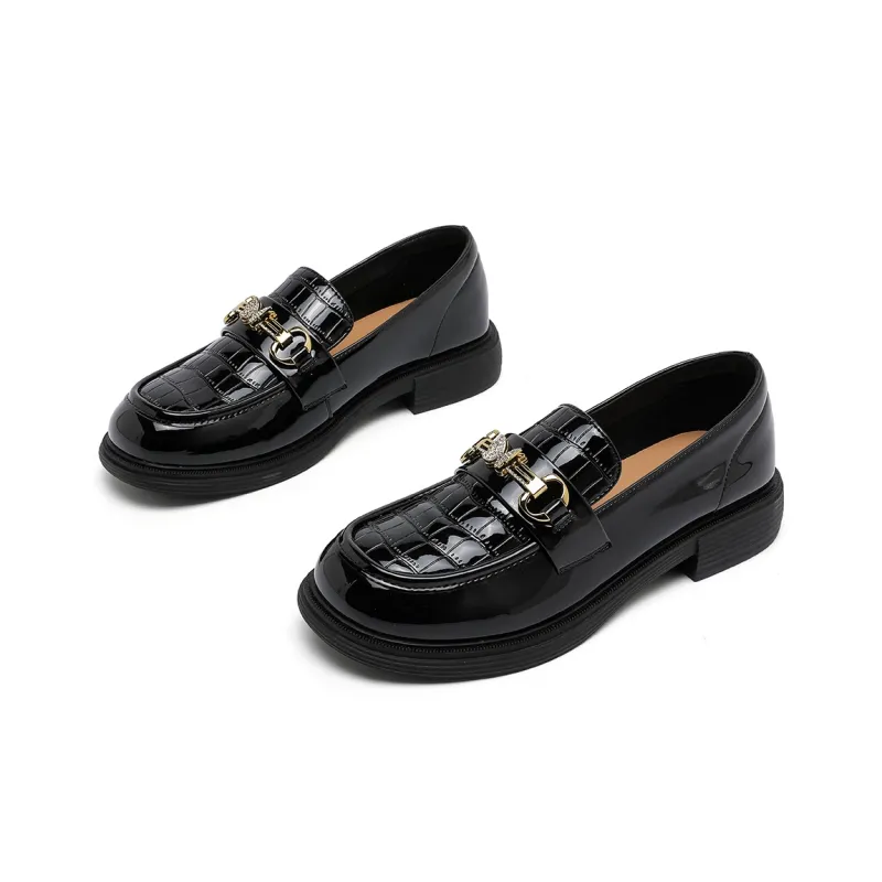 DAPHNE Loafers Women's Black, Beige-2