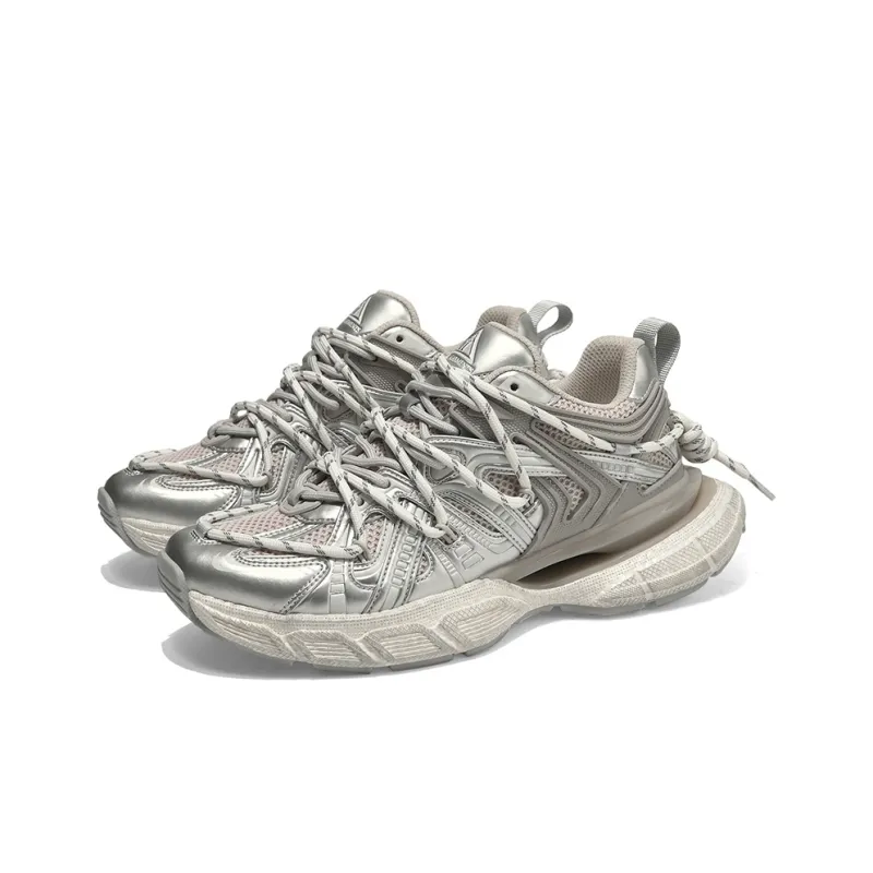 Masongarments Cage Series Abrasion Resistant, Breathable, Lightweight, Height Increasing Low Top Chunky Sneakers Unisex-22