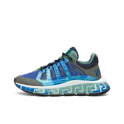VERSACE Platform Shoes Men's Blue