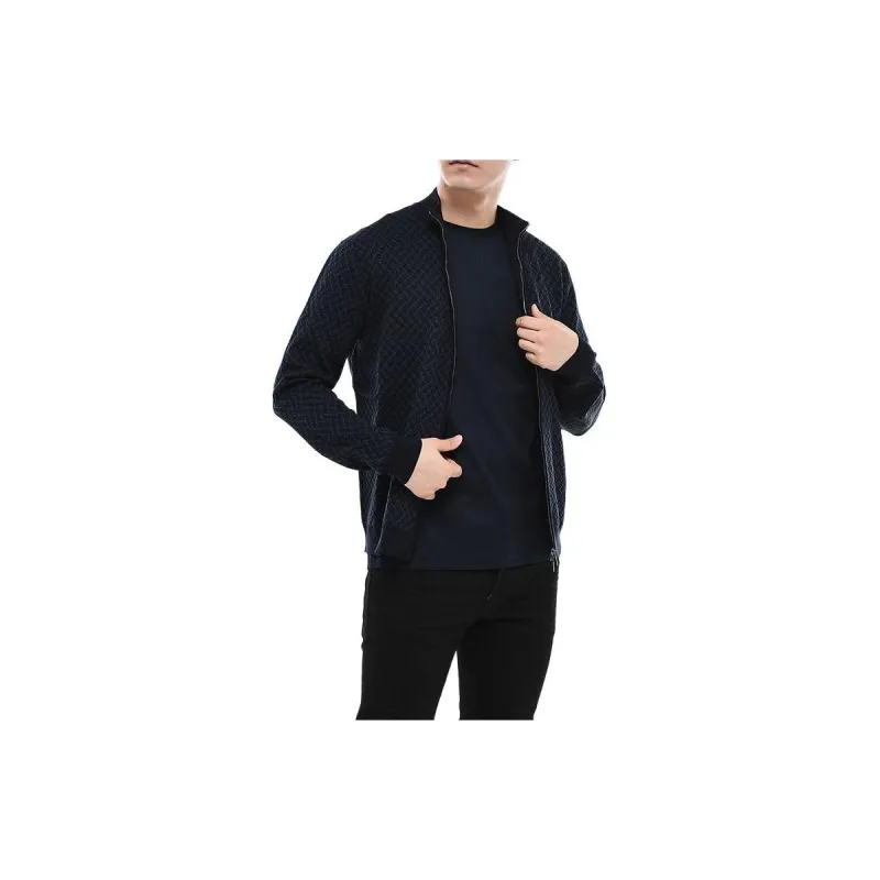 EMPORIO ARMANI Jackets Coats Men's Marine Blue-1