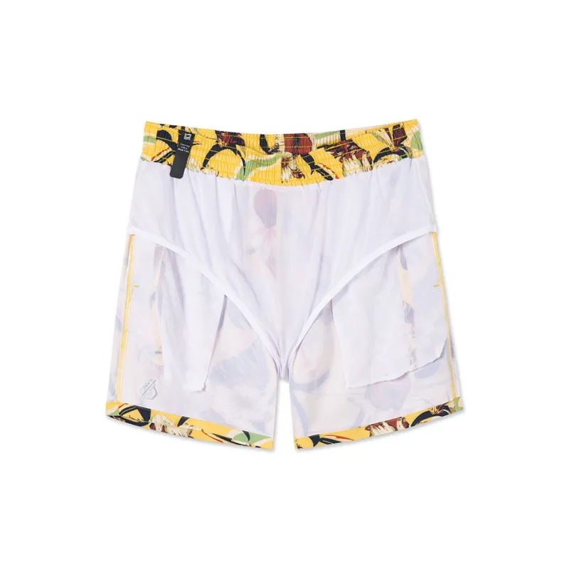 DUNKELVOLK Beach Shorts Men's Yellow Green-6