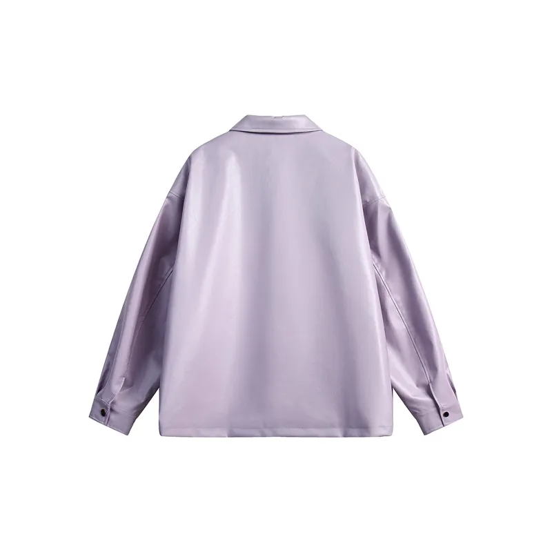 WANCHAO CP Leather Jacket Coat Unisex-5