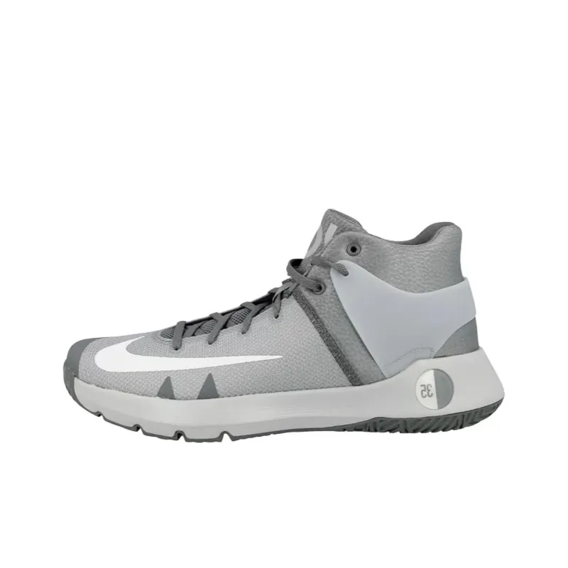 Nike KD Trey 5 IV Cushioning Anti-Slip And Wear-Resistant Mid-Top Basketball Shoes Men's Gray-0