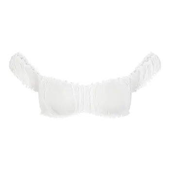 SKIMS ROMANCE CROP TOP Bra Women's SOON/Snow