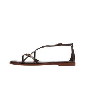 COACH Jenni Sandal Strap Sandals Women's Dark Brown