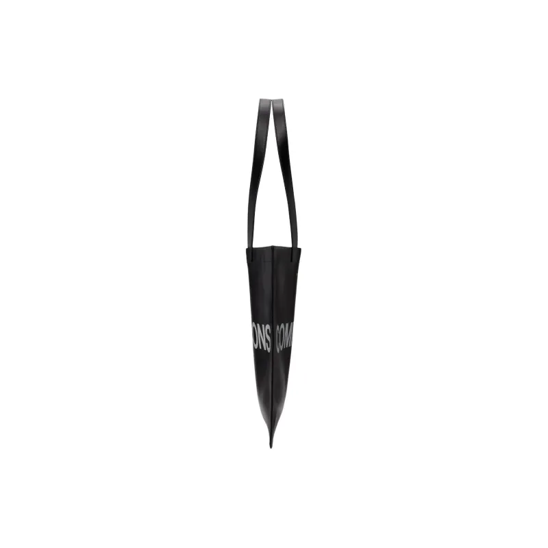 Comme Des Garçons Wallet Logo print Leather Tote Bag-4