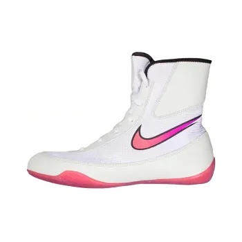 Nike Machomai 2 SE Cushioning Wear Resistant High Top Training Shoes Unisex White Pink