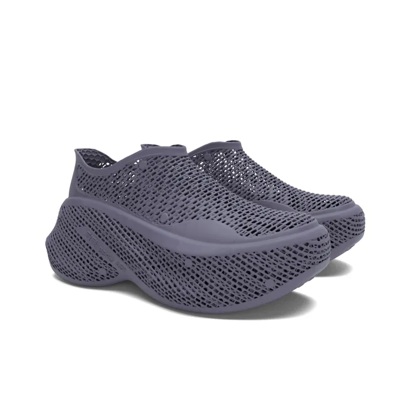 Scry Casual Shoes Unisex Low Top Dark Purple-2