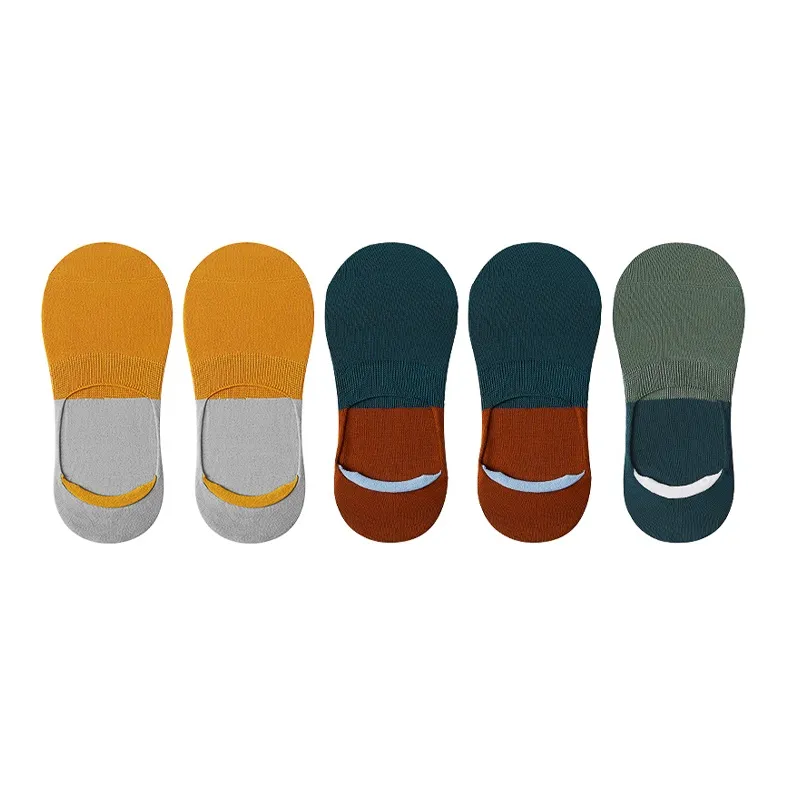 LUOLIAN No Show Socks Unisex 1 Set 5 Pack-1