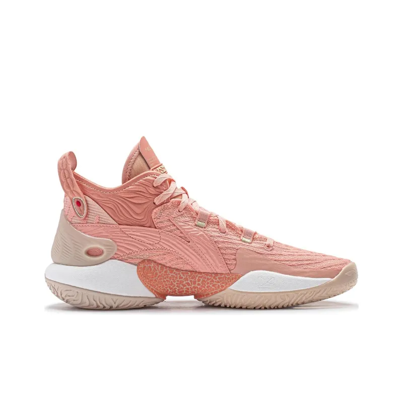 LINING YuShuai 18 Basketball Shoes Men Low Top Pink/Orange-1