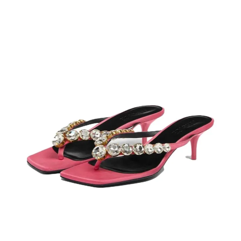 VERSACE JEANS Flip Flops 4.5cm Women's Red-1