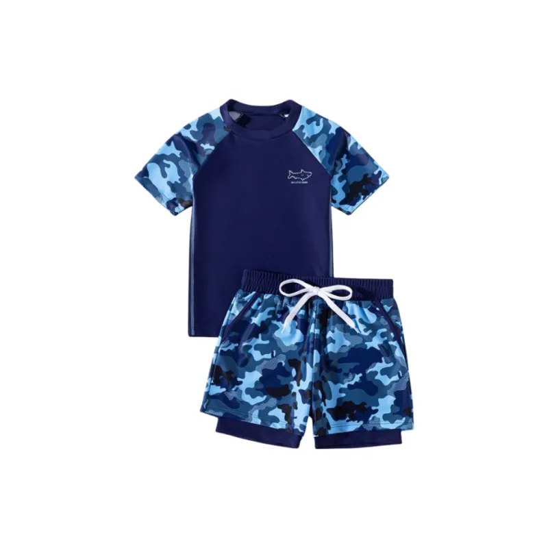 YUKE Swimming Sets Elastane Indoor & Outdoor Kids' Maximum 4XL Blue-1