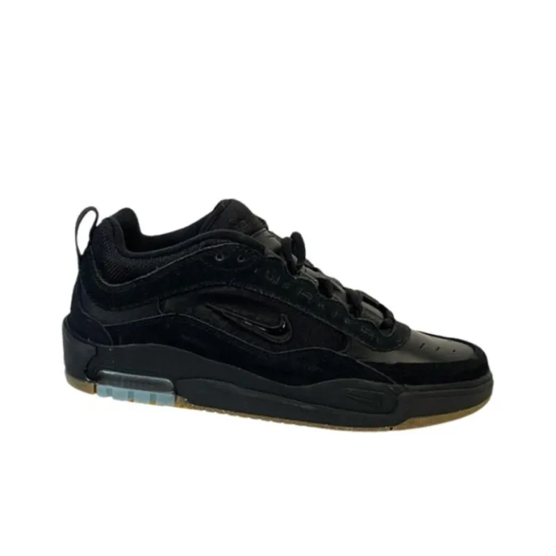 Nike Air Max Ishod 'Black Gum' Slip Resistant Low Top Skateboard Shoes Men's Black-1