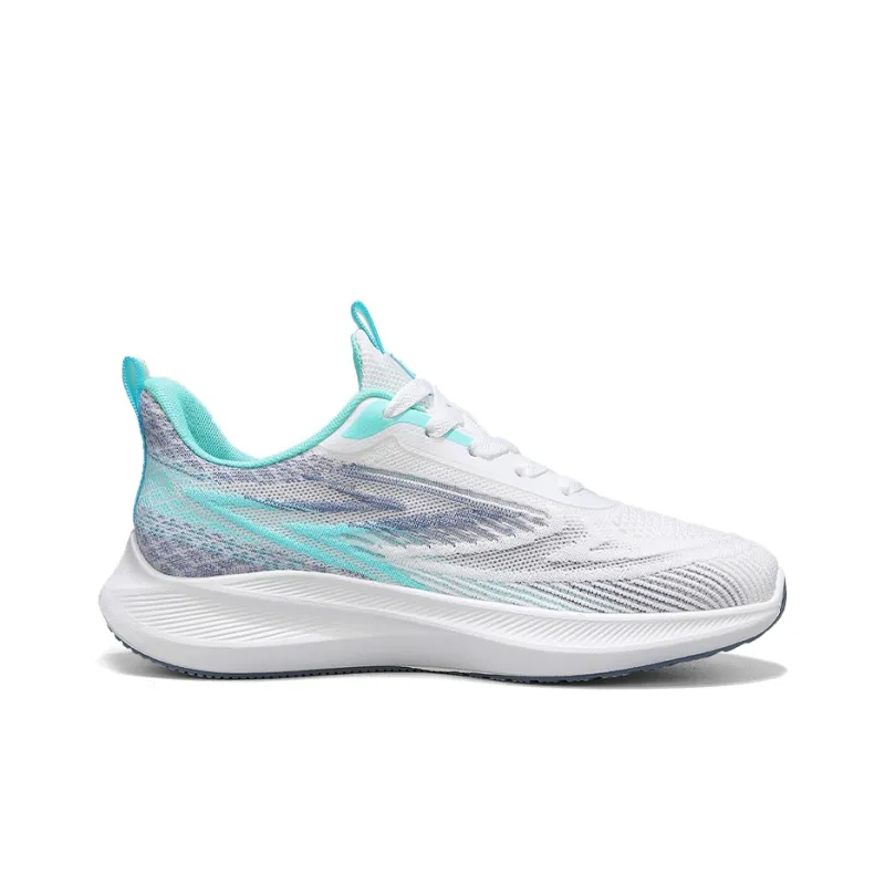 WARRIOR Running Shoes Men Low Top White/Blue-1