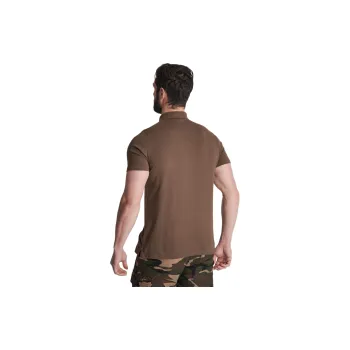 DECATHLON Polo Shirt Men's Black Wood Color
