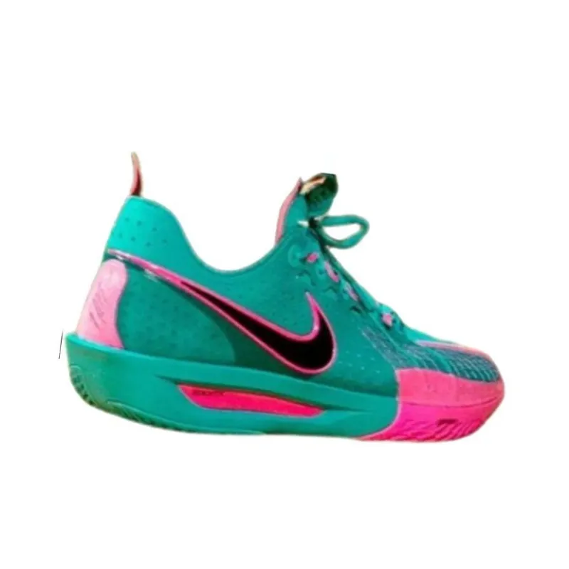 Nike Air Zoom G.T. Cut 3 PE Durable Breathable Low Top Basketball Shoes Men's Blue Green-1