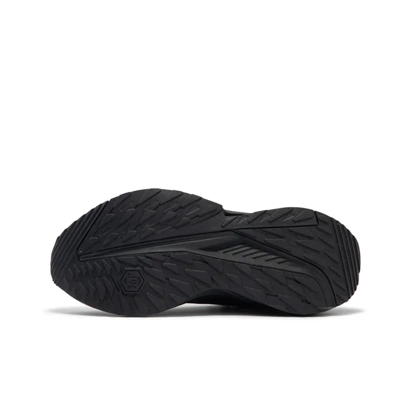 361° Yushan Cushioning Anti Slip And Wear Resistant Low Top Running Shoes Women's Black Gray-4
