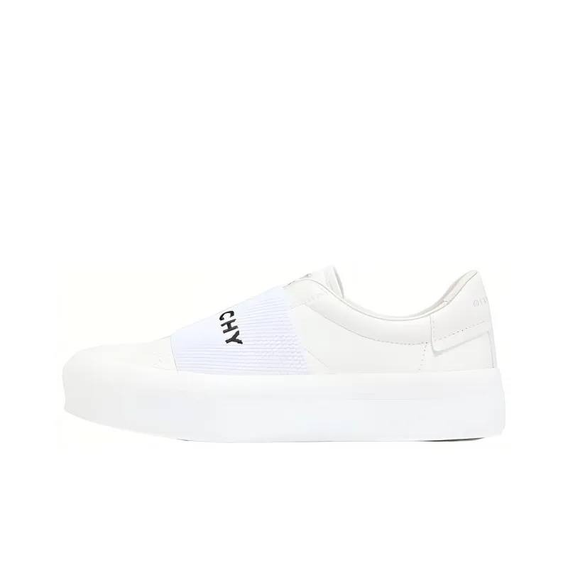 GIVENCHY Low Top Stylish Skateboarding Shoes Women's White-0