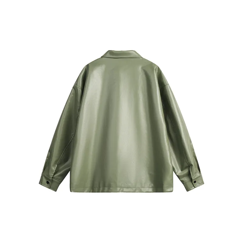 WANCHAO CP Leather Jacket Coat Unisex-3