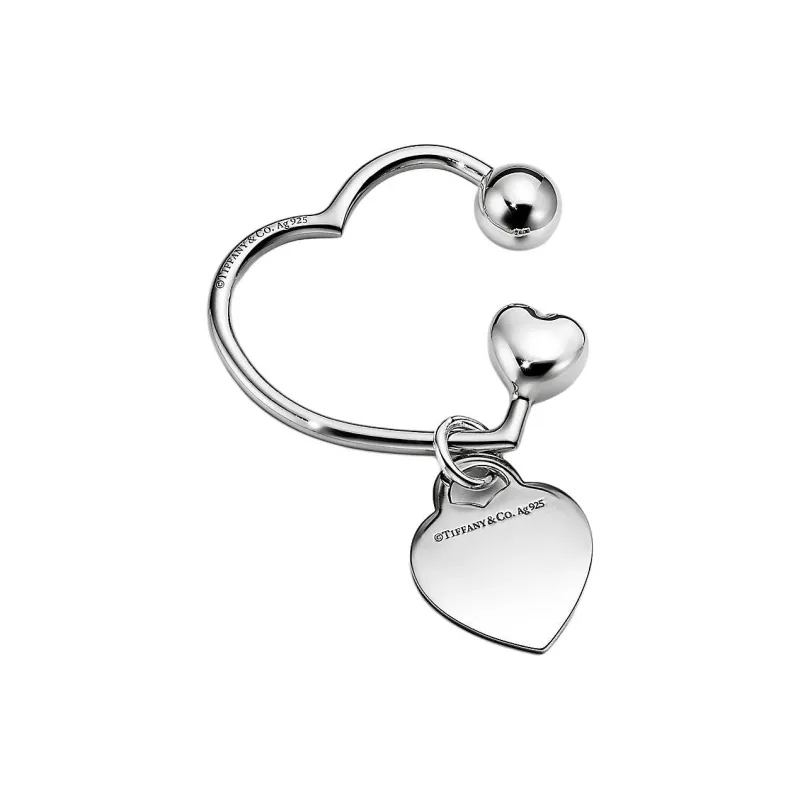 TIFFANY & CO. Keychains Unisex Silver-1