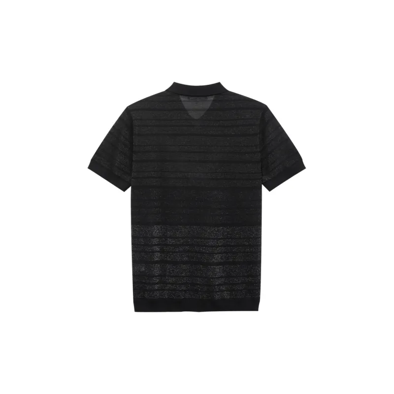 ANDREW MACKENZIE Polo Shirt Men's Black-1