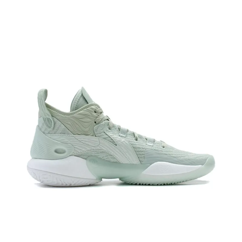 LINING YuShuai 18 Basketball Shoes Men Mid Top Light Green-1
