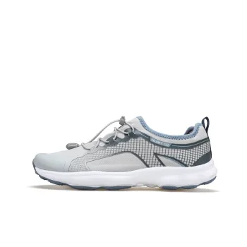 HUMTTO Cushioned Wear Resistant Slip Resistant Low Top Outdoor Shoes Men's Gray Blue