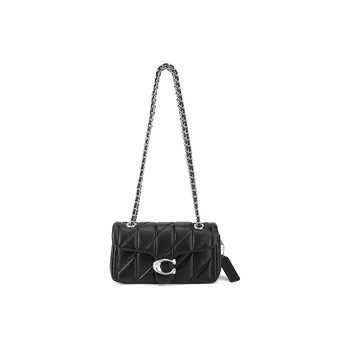 COACH Tabby Nappa Leather Pillow Bag, Handbag, Shoulder Bag Women's Black