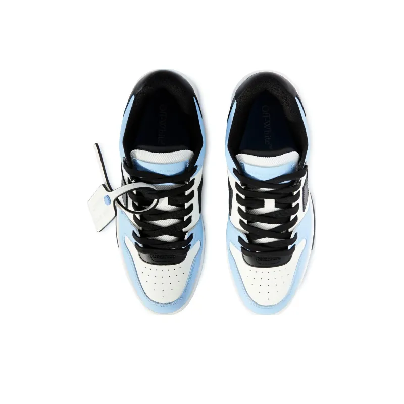 OFF WHITE Out Of Office Ooo Low Tops Light Blue Black Women's-3