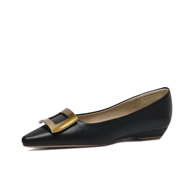 CAMEIDO Casual Single Shoes Women's Black-2