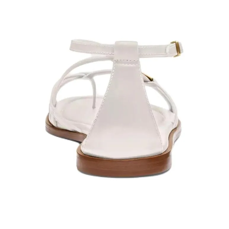 COACH Jenni Sandal Strap Sandals Women's White-3