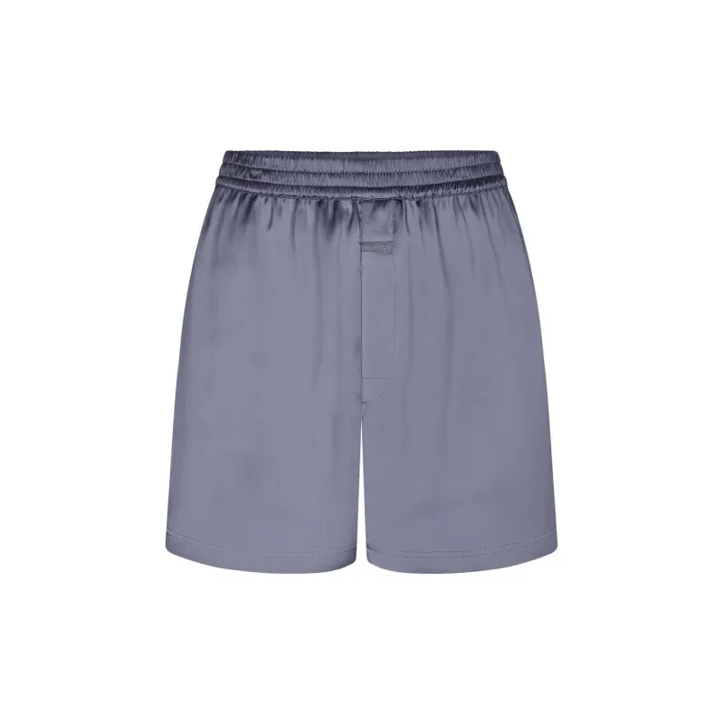 SKIMS SATEEN SLEEP MENS BOXER Pajama Pants Men's SLATE/Slate-0