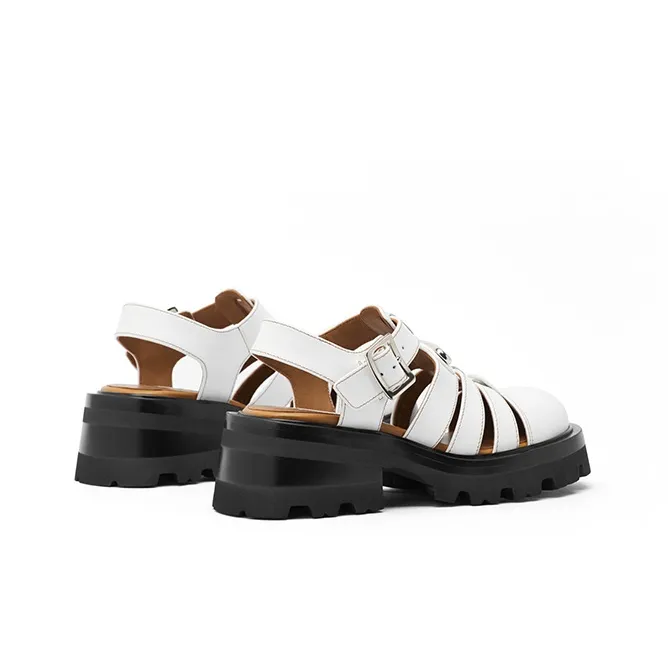 SugarSu Beach Sandals Women's White-4