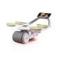 Gray Chronograph 4-Arm Abdominal Roller
