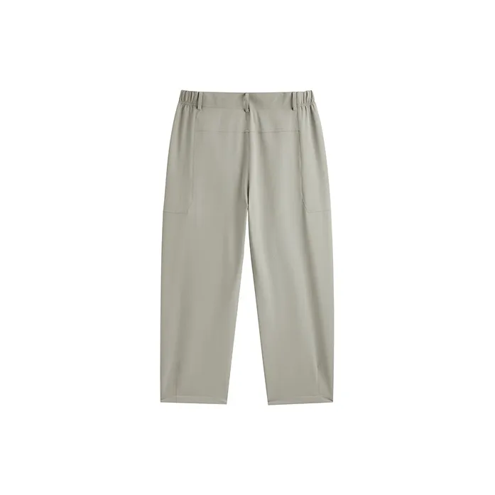 PEACEBIRD MEN Casual Pants Men Gray Green 1 Straight Fit-1