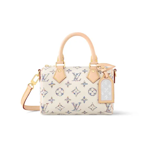 LOUIS VUITTON Speedy 20 Multicolor Beige