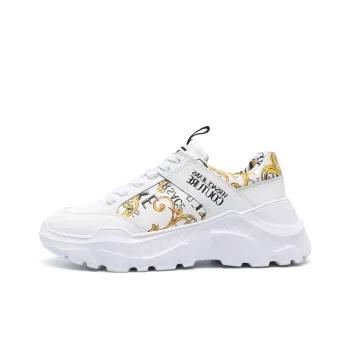 Versace Speedtrack Sneaker 'Baroque Print   White Gold'