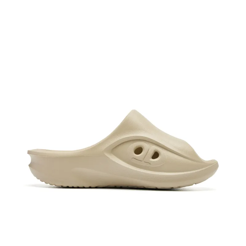 QIAODAN Flying Shadow Slippers 3.0 Quiet Slip Resistant Abrasion Resistant Quick Dry Slide Slippers Women's Nut-1