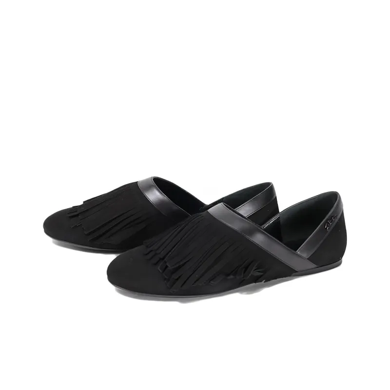 LONGCHAMP Casual Single Shoes Women's Black-2