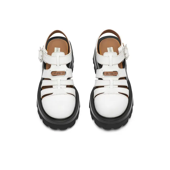 SugarSu Beach Sandals Women's White-3