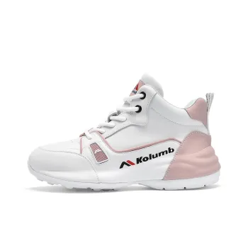 KOLUMB Cushioned Anti-Slip Wear-Resistant Moisture-Wicking Mid-Top Casual Shoes Women's