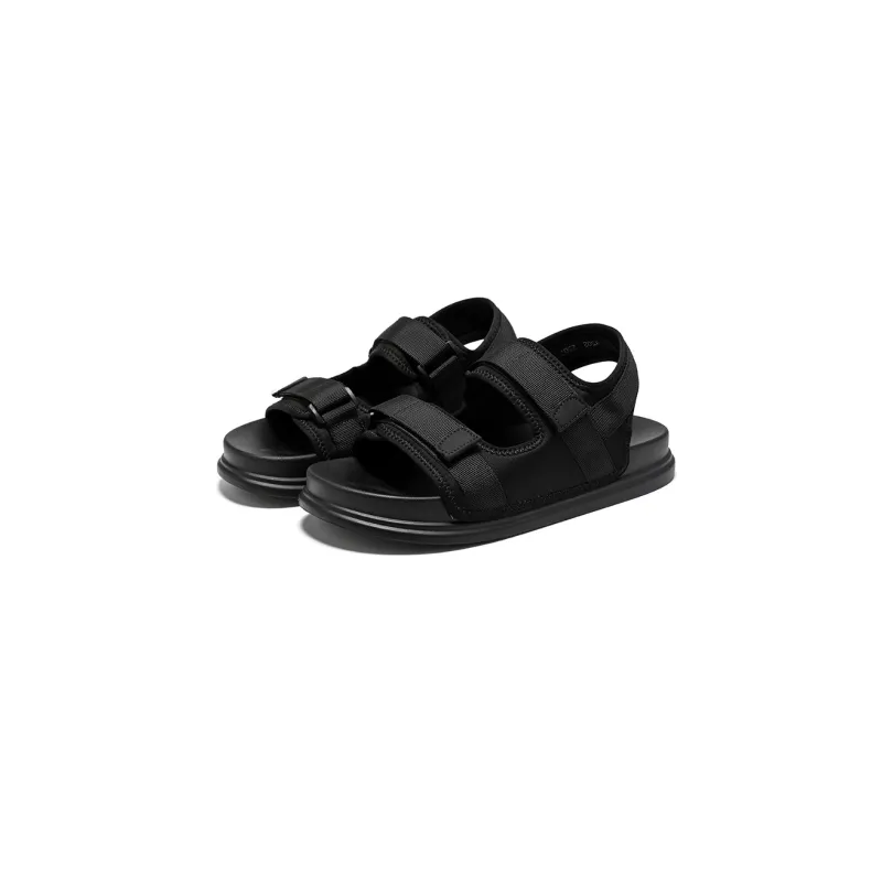Chi Wolf Beach Sandals Unisex Black-2