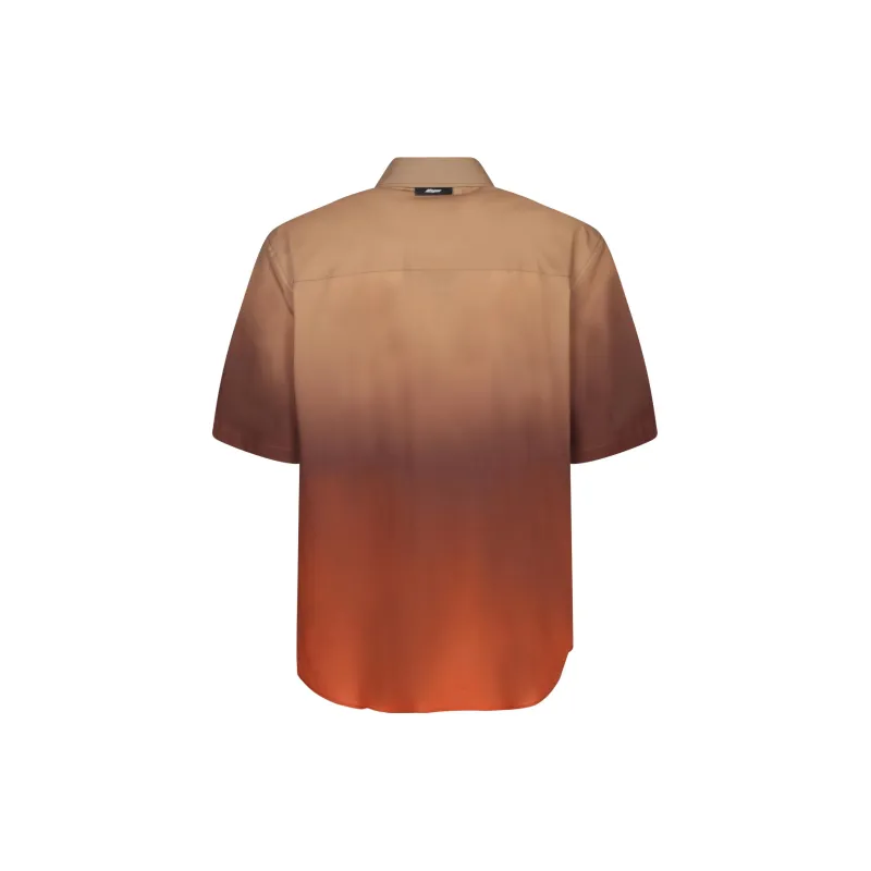 MSGM Gradient Effect Short Sleeved Shirt-1