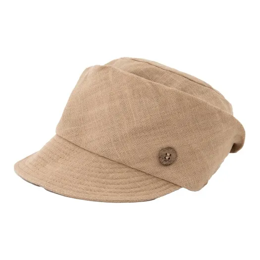 Lagur Cotton Linen Blend Baseball Caps Women's-1