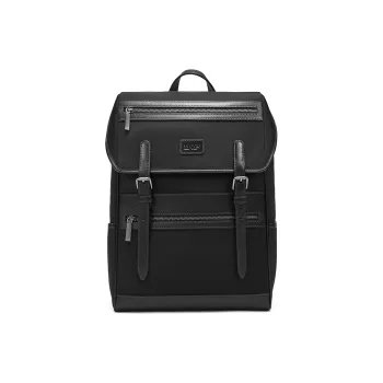 BVP Water-Resistant Canvas Computer Backpack Regular Men's Black