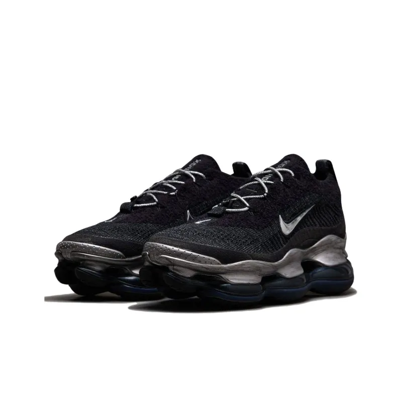 Nike Air Max Scorpion Anti Slip Wear Resistant Low Top Casual Running Shoes Men's Black Silver-2