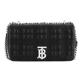 Burberry Lola Bag Lambskin Crossbody Bag, Shoulder Bag Women's Black
