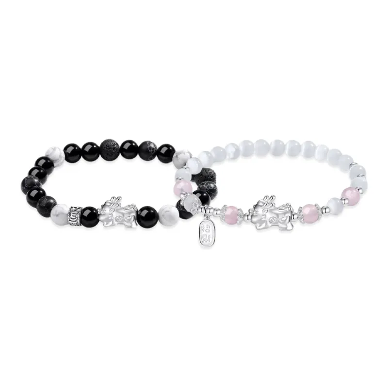 JUICY GRAPE Agate Jade Bracelets Unisex-0