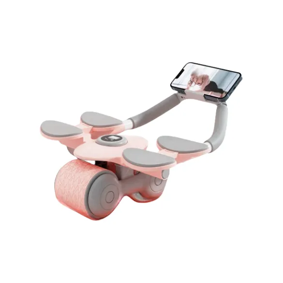 Kaikang Rebound Elbow Pads Tummy Tucking Oblique Assistance Device Home Abdominal Muscle Roller Unisex-2